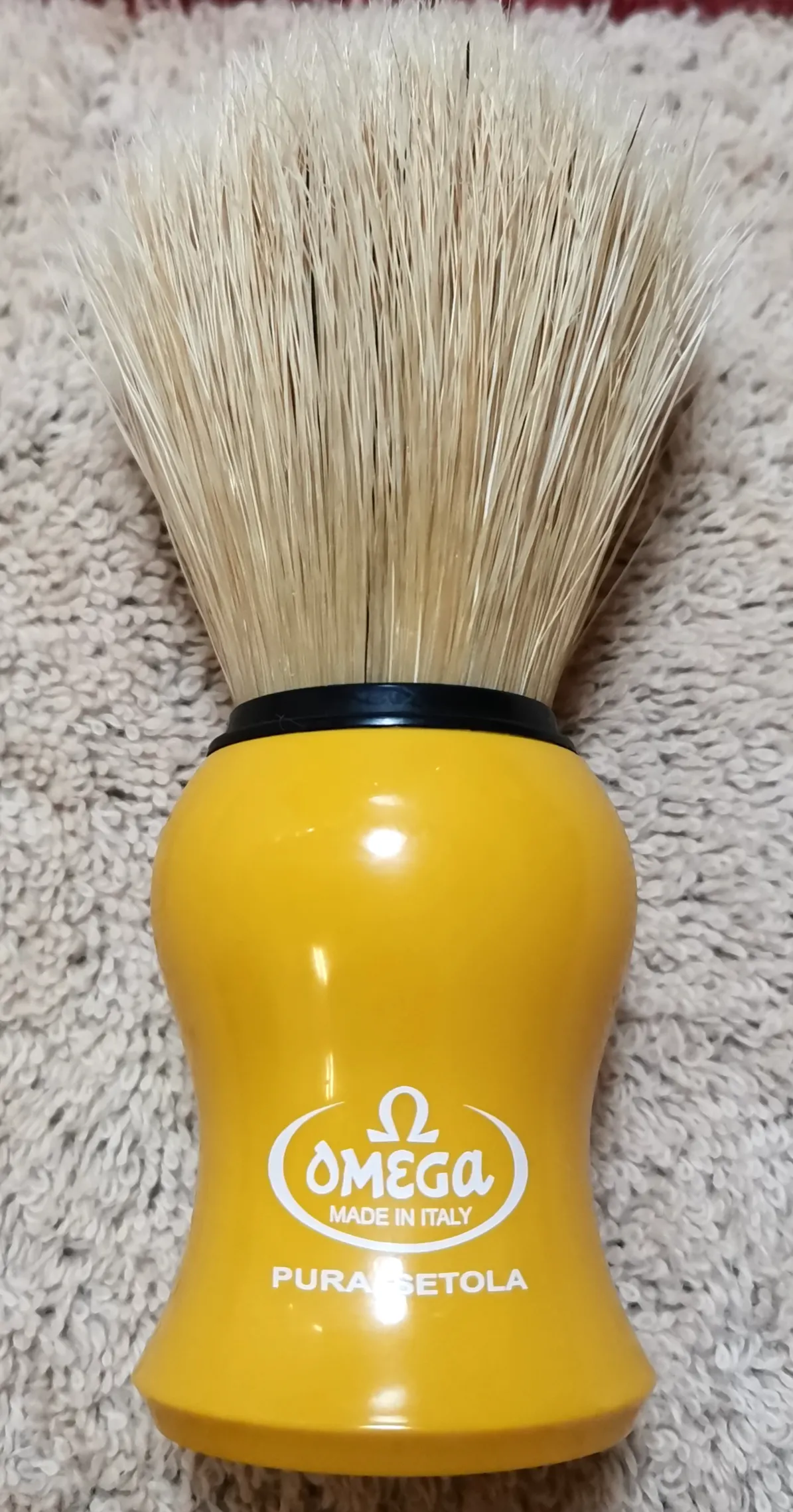 OMEGA 10065 シェービングブラシ レビュー　