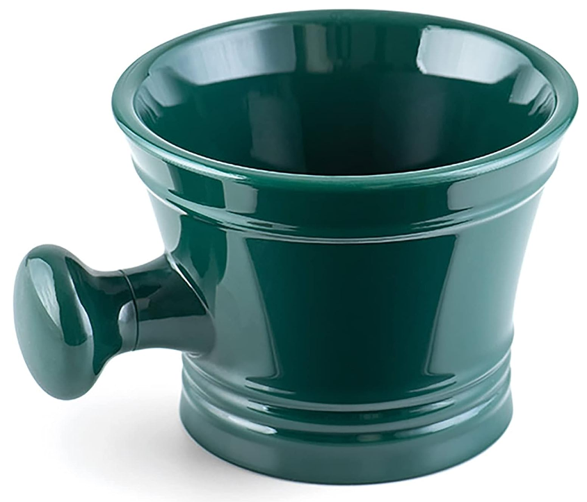 シェービングボウルに陶器の器を利用